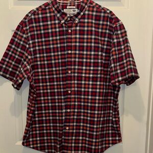 Old Navy Red and Blue Plaid Casual Shirt